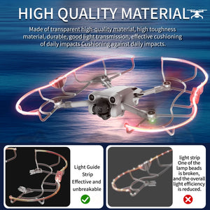 For DJI Mini 3 / Mini 3 Pro STARTRC Drone LED Propeller Protective Guard Anti-collision Ring, For DJI Mini 3 / Mini 3 Pro