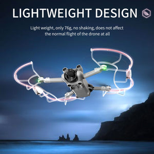 For DJI Mini 3 / Mini 3 Pro STARTRC Drone LED Propeller Protective Guard Anti-collision Ring, For DJI Mini 3 / Mini 3 Pro