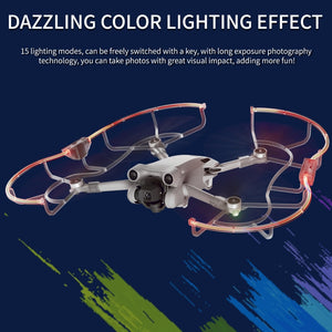 For DJI Mini 3 / Mini 3 Pro STARTRC Drone LED Propeller Protective Guard Anti-collision Ring, For DJI Mini 3 / Mini 3 Pro