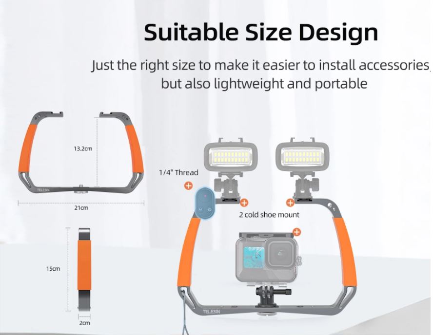 Dual Handheld Stabilizer for GoPro