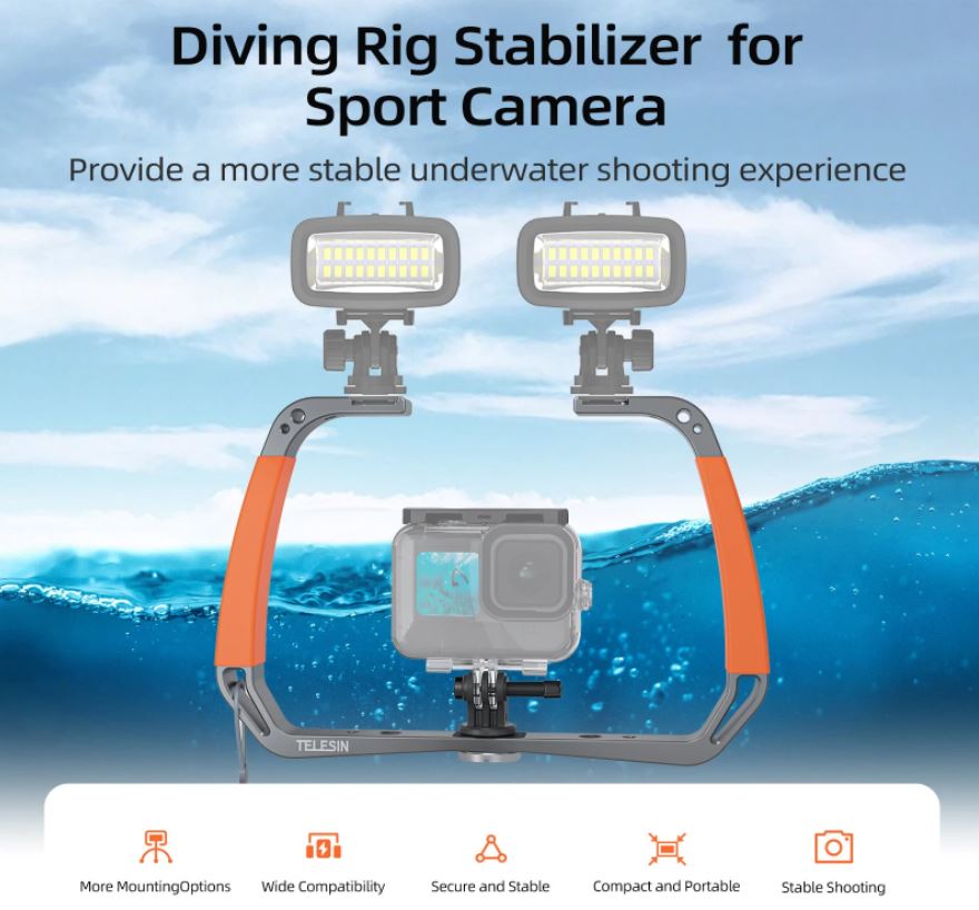 Dual Handheld Stabilizer for GoPro