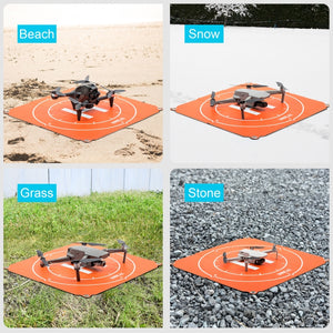 STARTRC 1109143 50cm Portable Drone Universal Foldable Square Parking Apron Landing Pad for DJI FPV / mini 2 / Air 2, 50cm