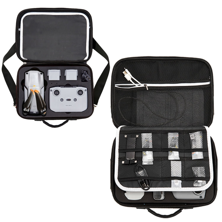 Portable Single Shoulder Storage Travel Carrying Cover Case Box with Baffle Separator for DJI Air 2S