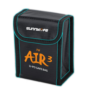 Sunnylife Battery Explosion-proof Safe Bag Protective Li-Po Safe Bag, For DJI Air 3 For 1pc Battery, For DJI Air 3 For 2pcs Batteries, For DJI Air 3 For 3pcs Batteries