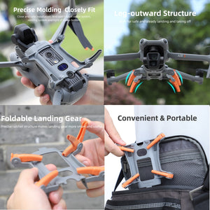 Sunnylife LG664 Foldable Spider Landing Gear, For DJI Air 3