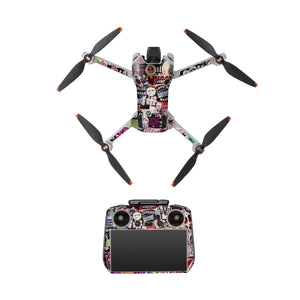 Drone Body Remote Control Protective Sticker, For DJI Mini 4 Pro / RC-N2, For DJI Mini 4 Pro / RC 2