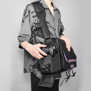 Cwatcun D85 Camera Bag Side Quick Access Camera Messenger Case Waterproof Bag, 30 x 15 x 24cm Small, 32 x 14 x 24cm Medium, 36.5 x 17 x 26cm Large, 40 x 17 x 30cm XL