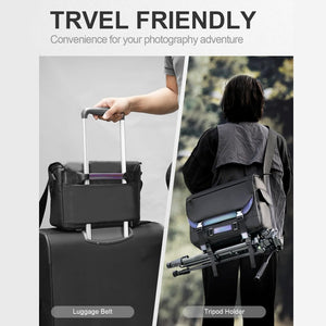 Cwatcun D85 Camera Bag Side Quick Access Camera Messenger Case Waterproof Bag, 30 x 15 x 24cm Small, 32 x 14 x 24cm Medium, 36.5 x 17 x 26cm Large, 40 x 17 x 30cm XL