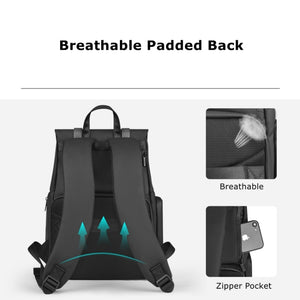 Cwatcun D86 Camera Backpack DSLR Mirrorless Camera Waterproof Bag, 28 x 15 x41cm Small
