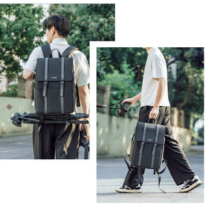 Cwatcun D86 Camera Backpack DSLR Mirrorless Camera Waterproof Bag, 28 x 15 x41cm Small