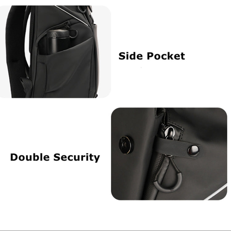 Cwatcun D89 Camera Backpack Waterproof Leather Film 15.6 Laptop Sleeve Bag, 43.5 x 33 x 22.5cm