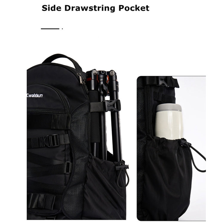 Cwatcun D111 Large Capacity Outdoor Professional Photography Backpack Shoulders Laptop Camera Bag