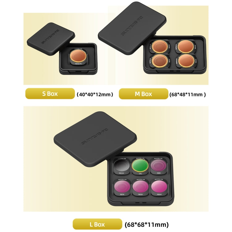 For DJI OSMO Pocket 3 Sunnylife Camera Lens Magnetic Metal Filter, MCUV, ND8, ND16, ND32, ND64, ND256, ND8PL, ND16PL, ND32PL, ND64PL, CPL, 3 in 1 CPL ND8/16, 3 in 1 ND16/64/256, 4 in 1 ND8/16/32/64, 4 in 1 ND8/16/32/64PL, 4 in 1 MCUV CPL ND32/64�������...