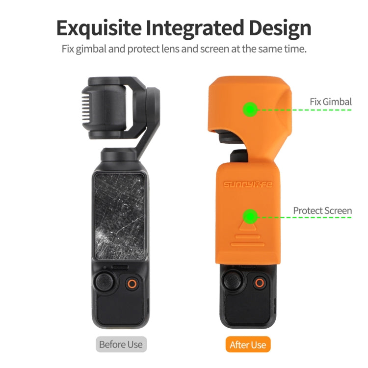 Sunnylife OP3-BHT746 Silicone Protective Case, For DJI Osmo Pocket 3