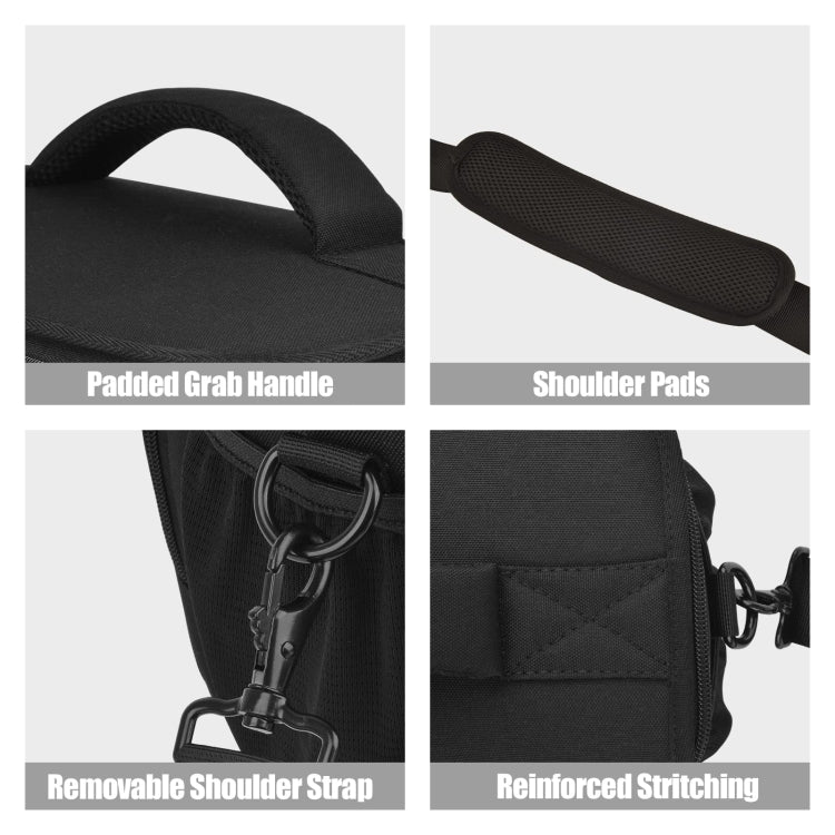 Cwatcun D67 Crossbody Camera Bag Photography Lens Shoulder Bag