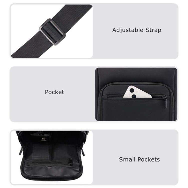 Cwatcun D103 Crossbody Camera Bag Photography Lens Shoulder Bag