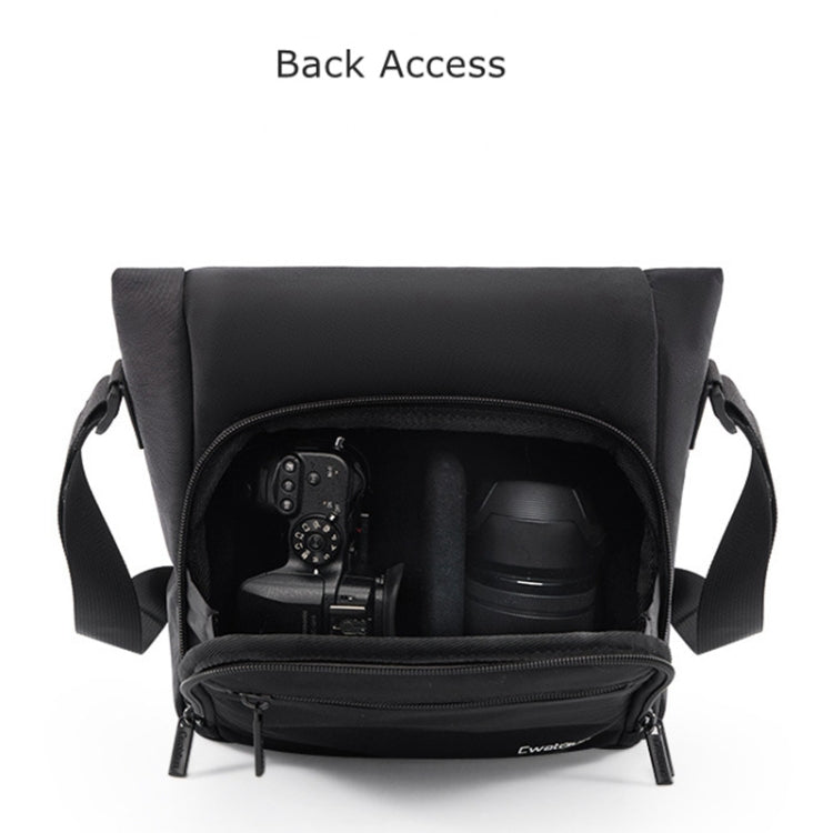 Cwatcun D103 Crossbody Camera Bag Photography Lens Shoulder Bag