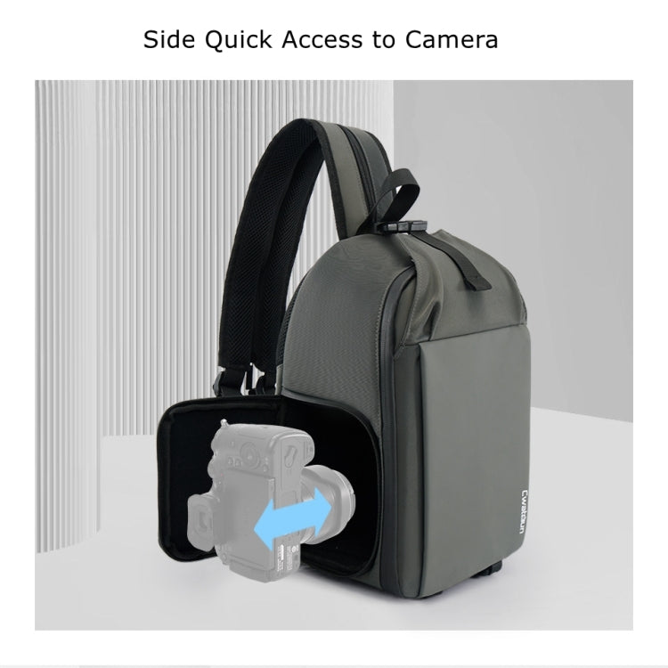 Cwatcun D107 Large Capacity Photography Backpack Shoulders Laptop Camera Bag