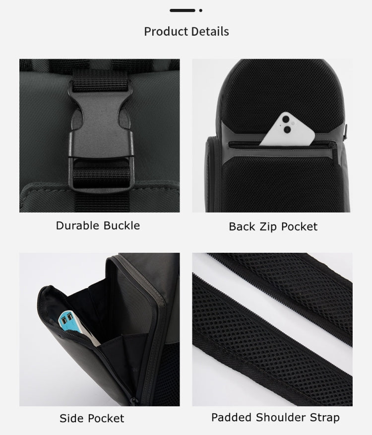 Cwatcun D107 Large Capacity Photography Backpack Shoulders Laptop Camera Bag