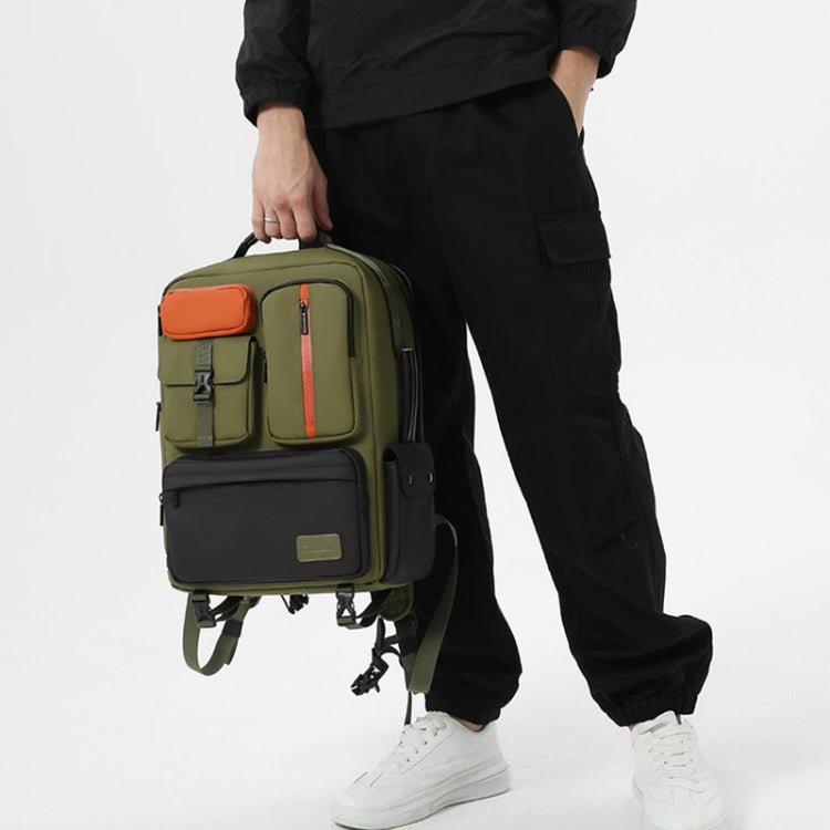 Cwatcun D117 Large Capacity Photography Backpack Shoulders Laptop Camera Bag