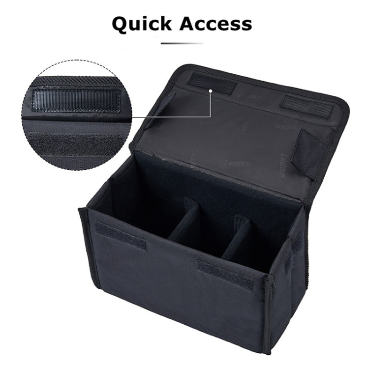 Cwatcun H80 Large Capacity Foldable Inner Camera Bag Photography Lens Bag