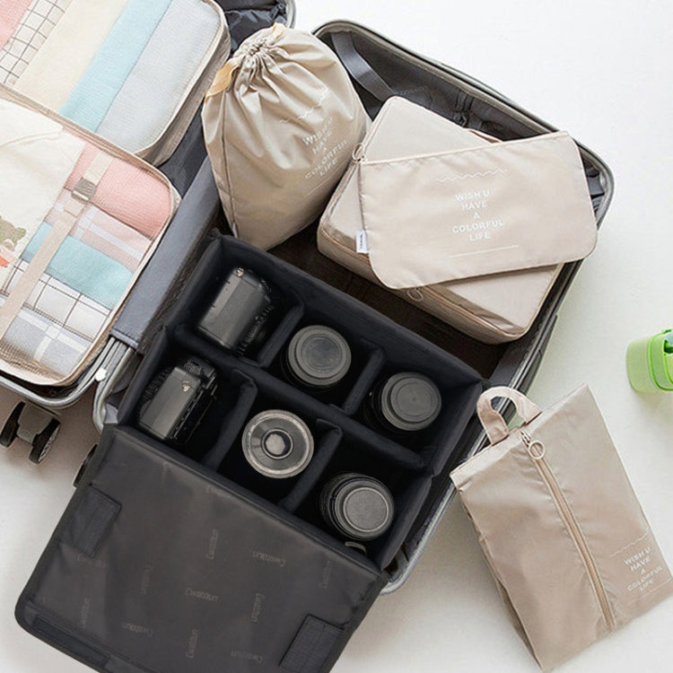 Cwatcun H80 Large Capacity Foldable Inner Camera Bag Photography Lens Bag