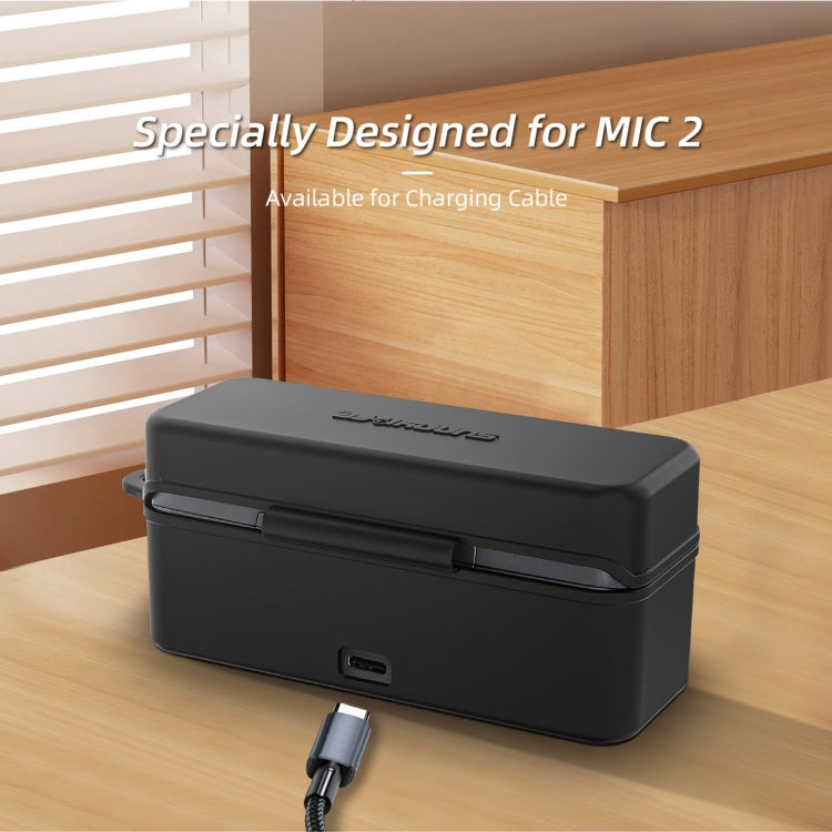 Sunnylife BHT772 Charging Case Wireless Mic Soft Scratch-proof Protective Cover, For DJI Mic 2