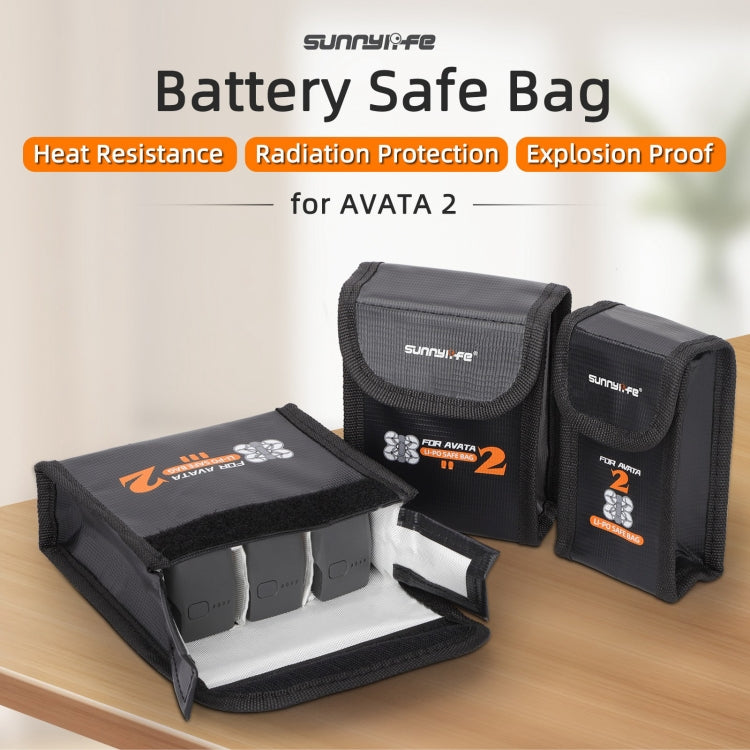 Sunnylife Battery Explosion-proof Safe Bag Protective Li-Po Safe Bag, For DJI Avata 2