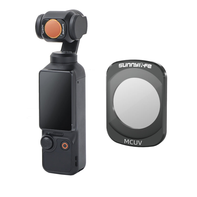 For DJI Osmo Pocket 3 Sunnylife Camera Lens Magnetic Metal Filter, No Impact On Gimbal Reset