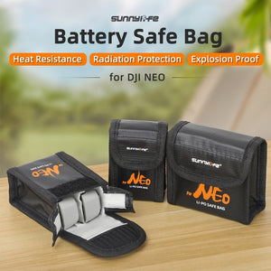 Sunnylife Battery Explosion-proof Safe Bag Protective Li-Po Safe Bag, For DJI Neo