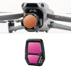 For DJI Air 3S Sunnylife Camera Lens Filter, MCUV, ND8, ND16, ND32, ND64, CPL, ND8PL, ND16PL, ND32PL, ND64PL, 3 in 1 CPL ND8 ND16, 4 in 1 ND8-64, 4 in 1 ND8-64PL, 4 in 1 UV CPL ND32 ND64, 6 in 1 UV CPL ND8-64
