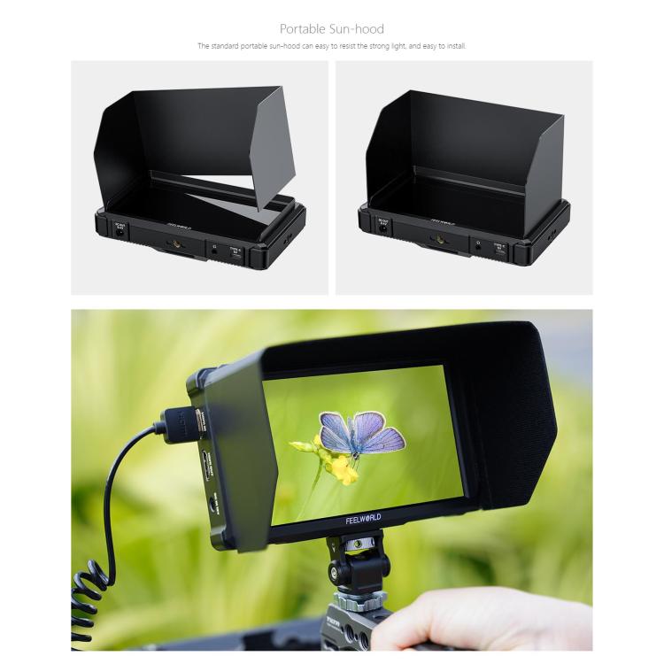 FEELWORLD FW568 Pro 6-inch 1200nit High Bright Camera DSLR Monitor 4K HDMI 60Hz IPS Screen