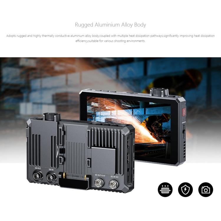 FEELWORLD SC6 6-inch 1500nit High Brightness Aluminium Filed Camera Video Monitor 3G SDI 4K HDMI-compatible 60Hz 1920 x 1080 IPS Screen