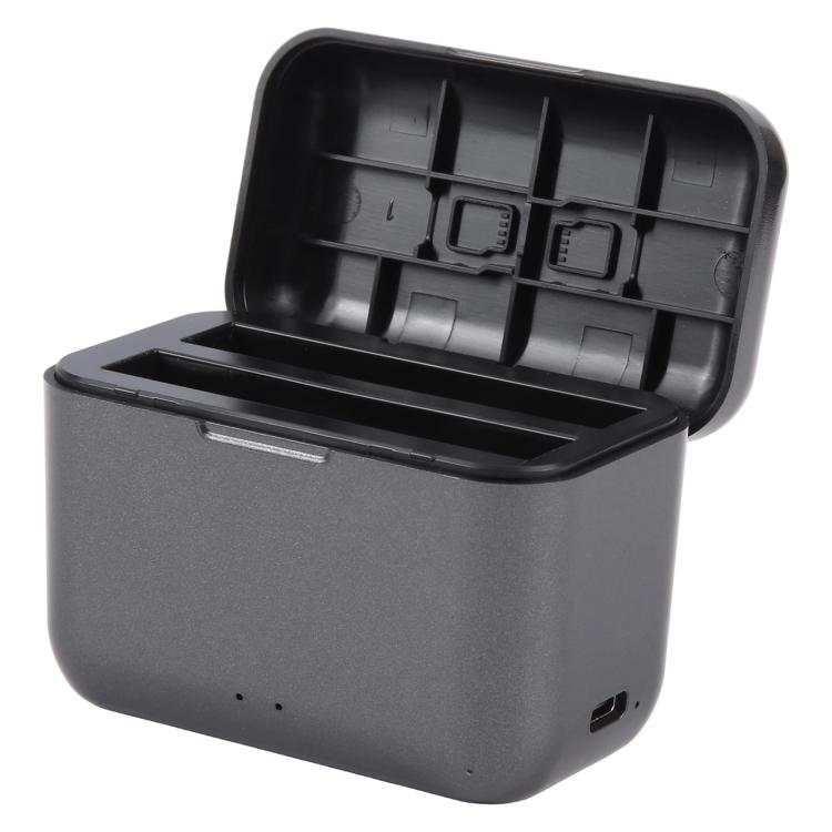 JH-X5-02 For Insta360 X5 Dual Batteries Charging Box Fast Charge Hub