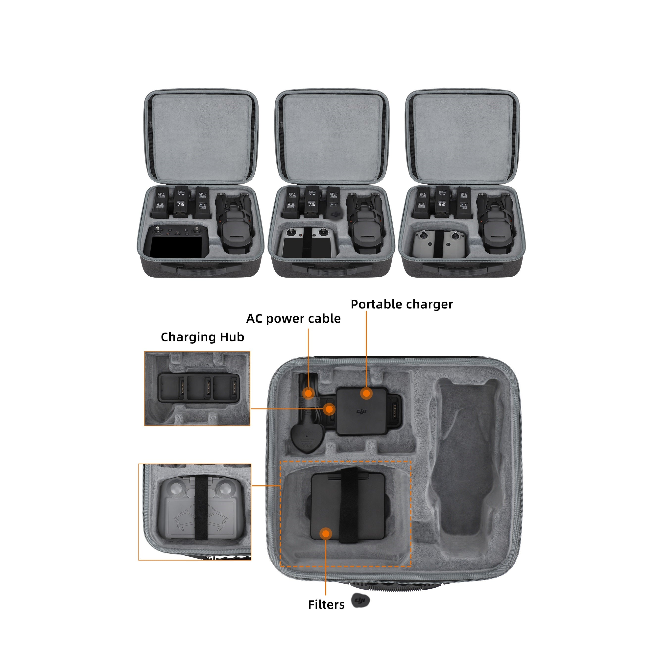 Extra Large Carry Case for Mavic 3 Pro / Mavic 3 Classic / Mavic 3