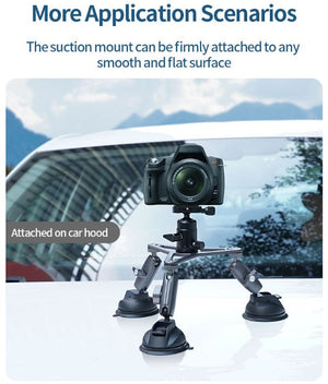 Extra Large Triple Suction Cup Mount for Insta360