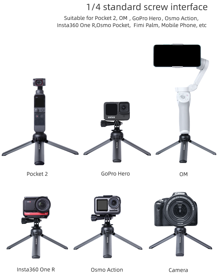 Hand Grip Tripod for Osmo Action 5 Pro / Osmo Action 4 3 2 1