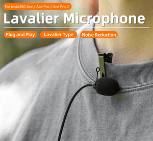 Lavalier Microphone for Insta360 Ace / Ace Pro / Ace Pro 2