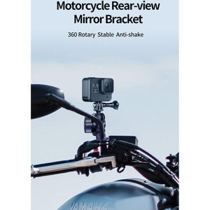 Motorcycle Rearview Mirror Mount for Insta360