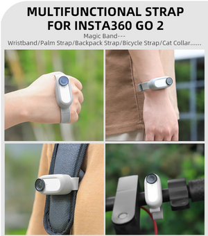 Mounting Strap for Insta360 GO 2 and Mini 4 Pro / Mini 3 Pro / Mini 3 / Mini 2 / Mini 2 SE / Mini SE / Mavic Mini / Mini 4K / Mavic Air 2S / Mavic Air 2 / EVO Nano