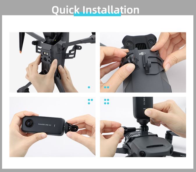 Action Camera Mounting Bracket for Mavic 3 / Mavic 3 Classic