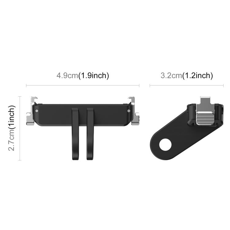 For Insta360 GO  UItra PULUZ Plastic Magnetic Quick Release Base Mount, Quick Release Base