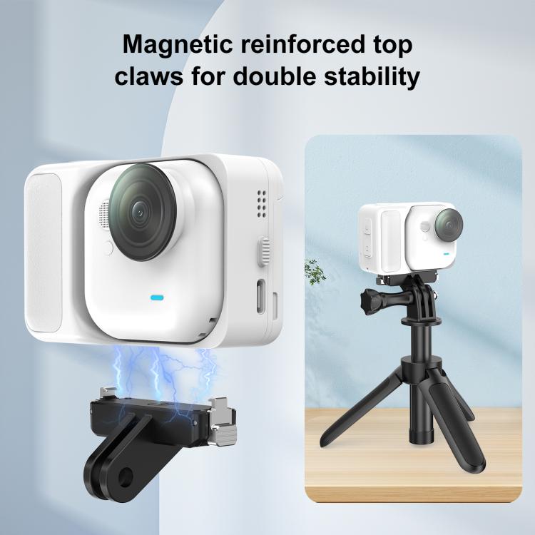 For Insta360 GO  UItra PULUZ Plastic Magnetic Quick Release Base Mount, Quick Release Base