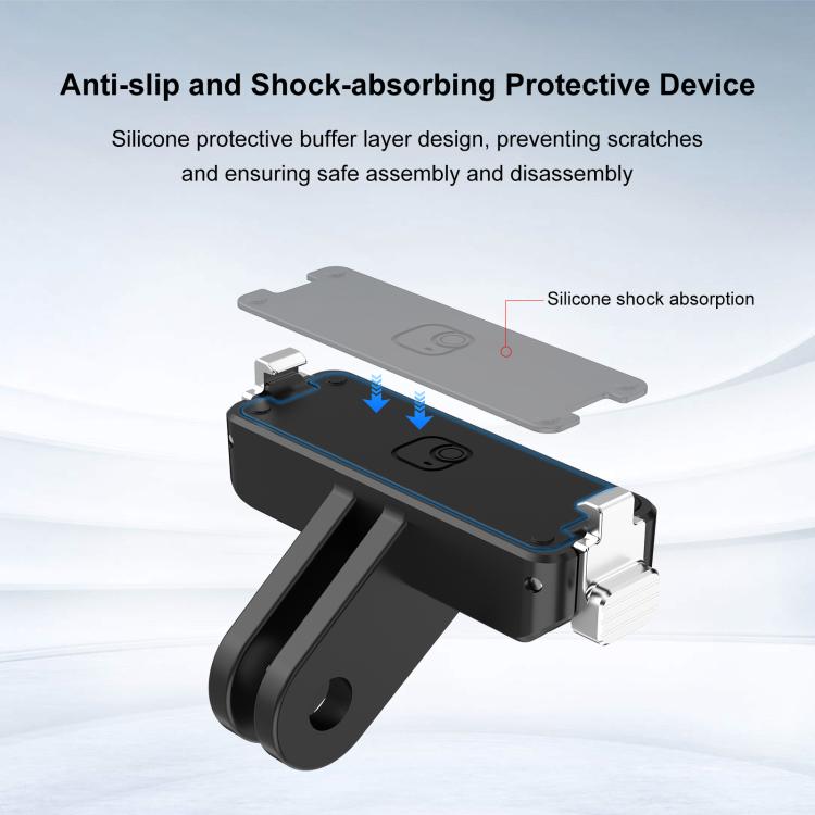 For Insta360 GO  UItra PULUZ Plastic Magnetic Quick Release Base Mount, Quick Release Base