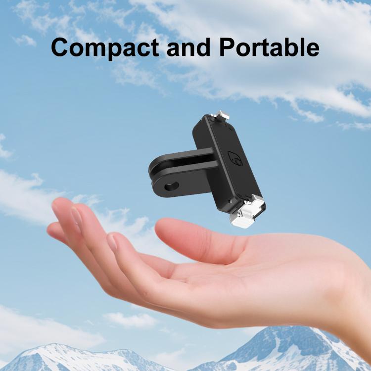 For Insta360 GO  UItra PULUZ Plastic Magnetic Quick Release Base Mount, Quick Release Base