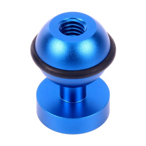 PULUZ CNC Aluminum Ball Head Adapter Mount for GoPro, Insta360, DJI and Other Action Cameras, Diameter: 2.5cm, CNC Aluminum (Black), CNC Aluminum (Blue), CNC Aluminum (Red)