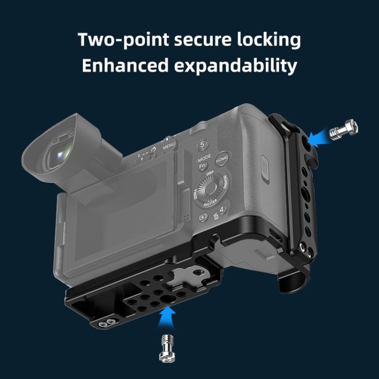 For Sony Sony Cinema Line FX2 / ILME-FX2B PULUZ Metal Camera Cage Stabilizer Rig, For Sony Cinema Line FX2 Cage