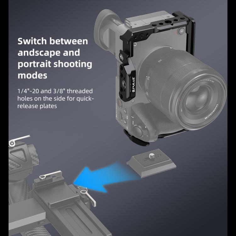 For Sony Sony Cinema Line FX2 / ILME-FX2B PULUZ Metal Camera Cage Stabilizer Rig, For Sony Cinema Line FX2 Cage