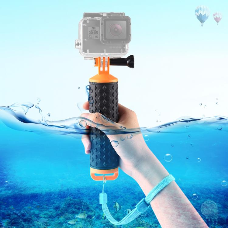 PULUZ Floating Handle Hand Grip Buoyancy Rods with Strap for GoPro HERO10 Black / HERO9 Black / HERO8 Black / HERO7 /6 /5 /5 Session /4 Session /4 /3+ /3 /2 /1, Xiaoyi and Other Action Cameras, Floating Hand Grip