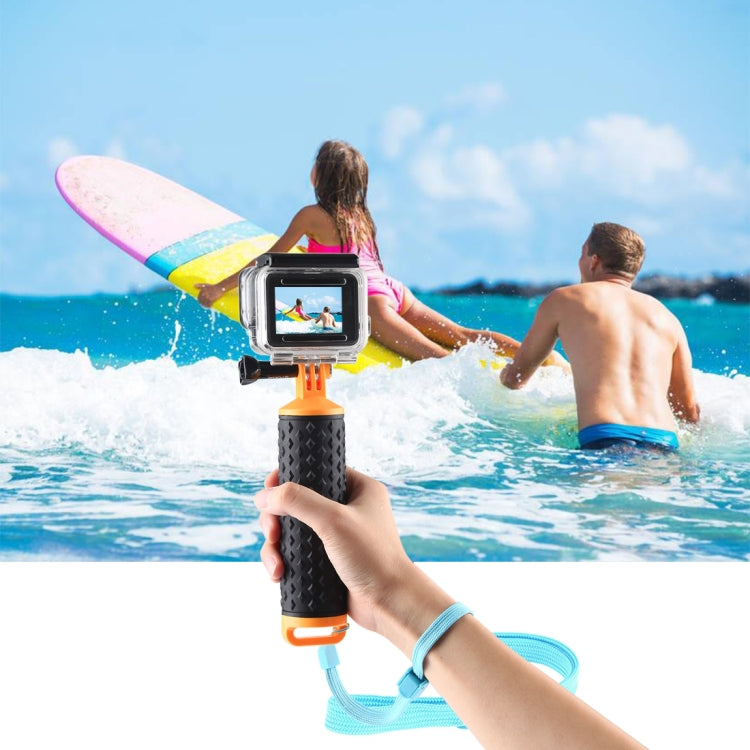 PULUZ Floating Handle Hand Grip Buoyancy Rods with Strap for GoPro HERO10 Black / HERO9 Black / HERO8 Black / HERO7 /6 /5 /5 Session /4 Session /4 /3+ /3 /2 /1, Xiaoyi and Other Action Cameras, Floating Hand Grip